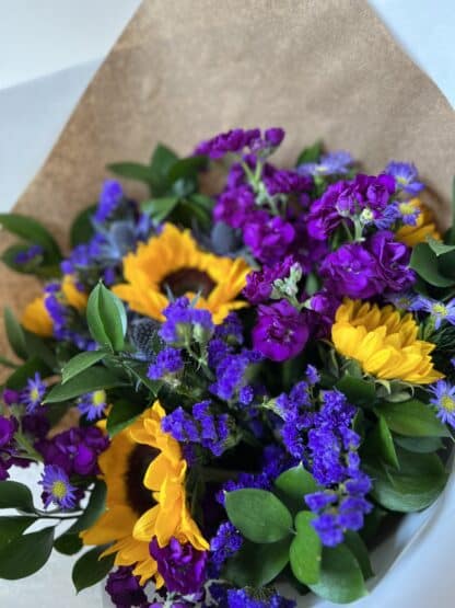 Bouquet de fleurs Soleil d’été fleuriste Montreal