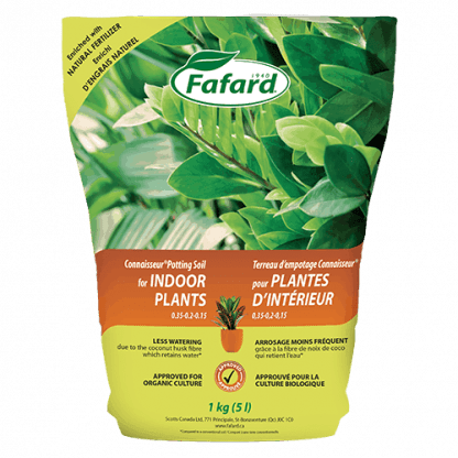 Terreau pour plantes d'intérieur Fafard