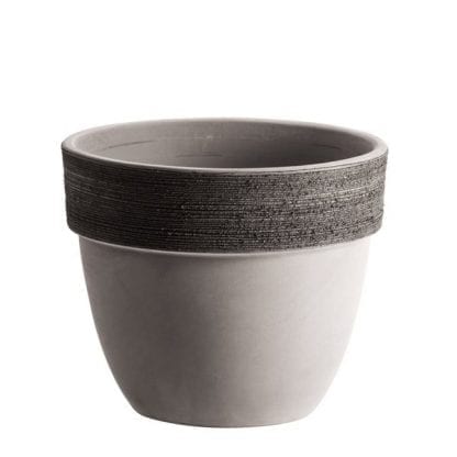 Pot Patavium Graffiato Greige 6"