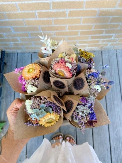 Mini bouquet de fleurs séchées au choix du fleuriste