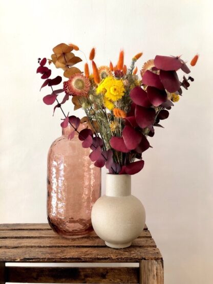 Bouquet sec couleurs chaudes