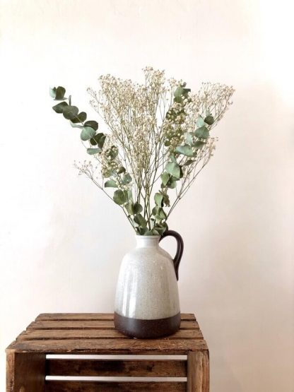 Bouquet Gypsophile et Eucalyptus séché