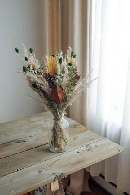 Bouquet de fleurs séchées Noël à Bali – Image 2
