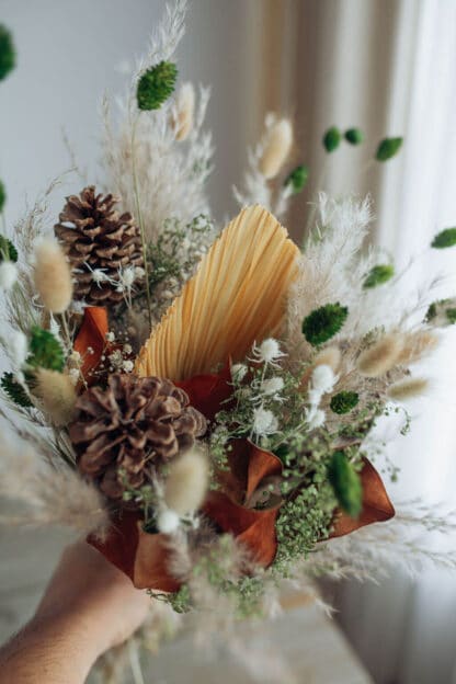 Bouquet de fleurs séchées Noël à Bali