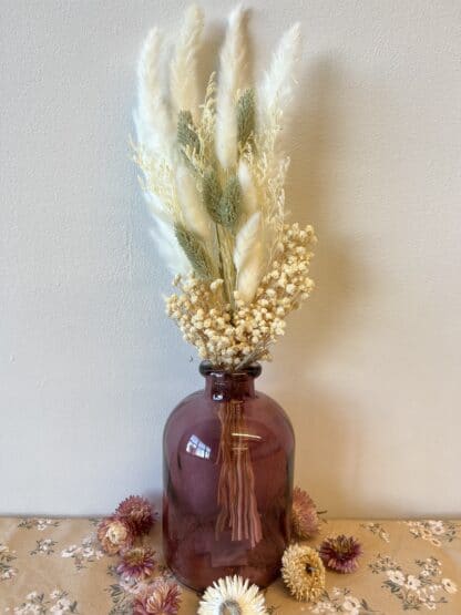 Bouquet fleurs séchées Douceur