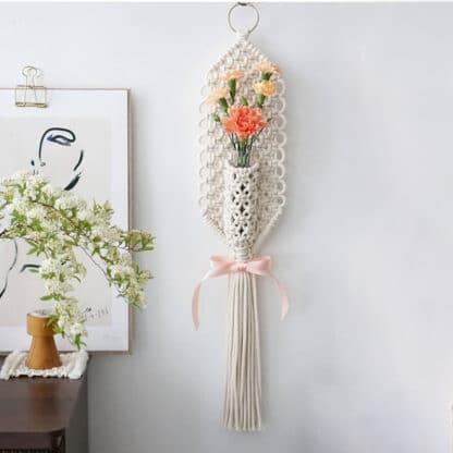 Macramé pour mini bouquet